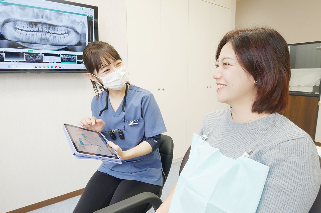 ご自身の「歯を残す」ために将来を見据えた治療を